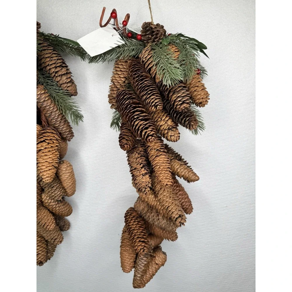 2 Natural Pinecone 26